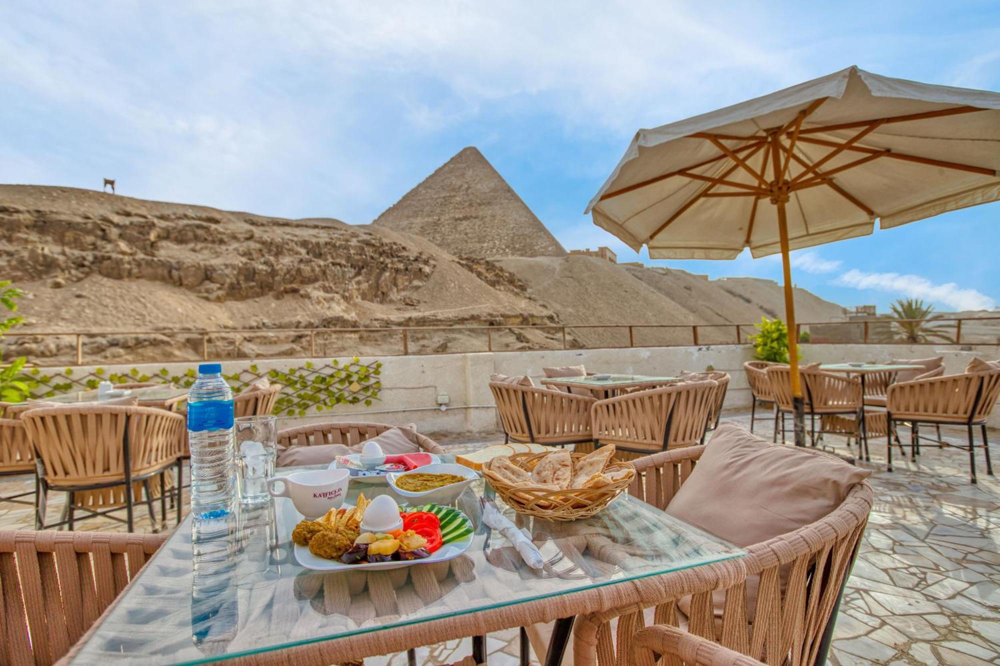 The Grand Pyramids View Hotel Kafret el-Gabal Dış mekan fotoğraf