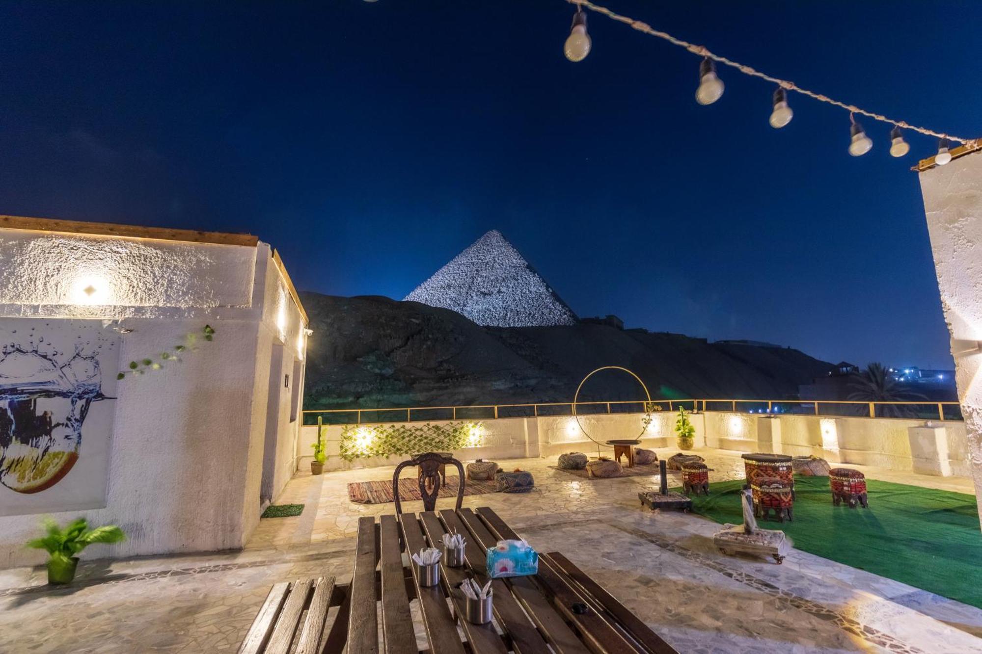 The Grand Pyramids View Hotel Kafret el-Gabal Dış mekan fotoğraf